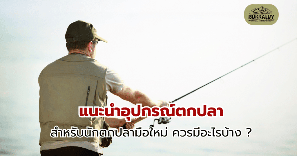 แนะนำอุปกรณ์ตกปลาสำหรับมือใหม่ ควรมีอะไรบ้าง ?